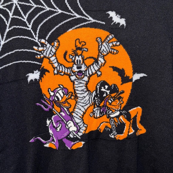 Disney Mickey Mouse and Friends Halloween Glow-in-the-Dark Bones Cardigan - Picture 6 of 8